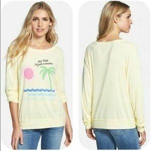 Wildfox This Doll Needs a Vacation Sweatshirt Tee
